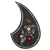 Guitar Pick Acoustic Guitar Pickguard Comma Shape 1Pc Guitar Pickguard Sticker Convenient Sticker Guitar (Assorted Color) Teardrop Shape Pickguard Comma Shape Pick Guard