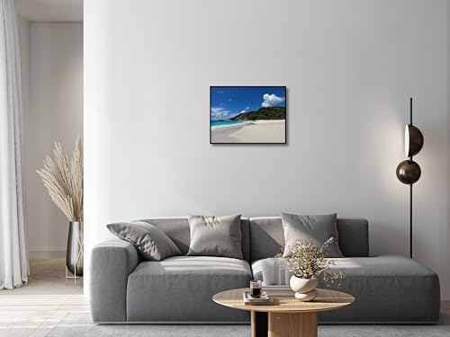 Tableaux muraux individuels avec photo personnalisée et cadre noir ou blanc au choix