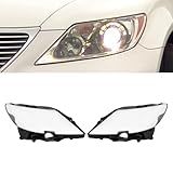 JINHZIXIU for 2007 2008 2009Lexus LS460 Headlight Lens Replacement Clear Headlamp Cover Headlight Cover Replacement Pair Set