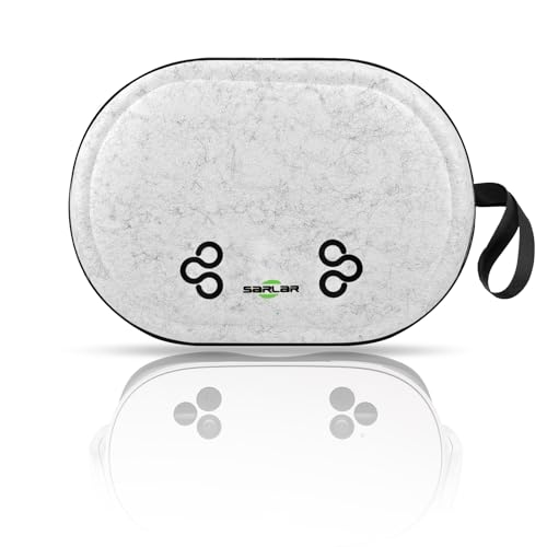 sarlar JGZ Hard Carrying Case for Meta Quest 3/Quest 3S/Oculus Quest 2, Accessories VR Headset with Original Strap, Controllers, Unique Design, Lens Cover, Portable Protection for Travel and Stroage by sarlar - Used condition - US$15.98