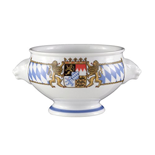 Seltmann Weiden 001.455849 Compact Bayern - Löwenkopfterrine/Terrine/Suppenterrine - 0,50 l - Porzellan