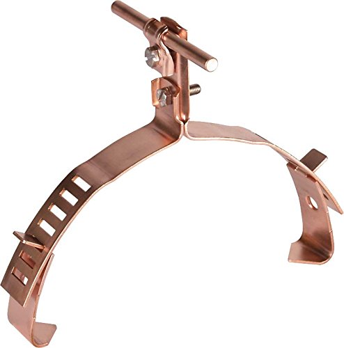 Support ajustable tuile courbe cuivre Dehn 120-240 mm contre fuite et foudre
