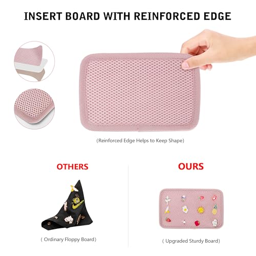 Image of Ita Bag Pin Display Backpack with Insert, Aesthetic Laptop Backpack | Ita Backpack with 3 Clear-Window Pockets, Laptop Sleeve, Kawaii Backpack for Cosplay & Concert(Pins NOT Included)