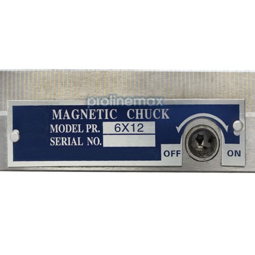 6'' X 12'' Fine Pole Permanent Magnetic Chuck Workholding For Grinding 6X12 #TOP2