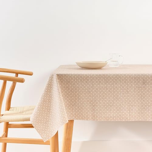 BELUM | Mantel XL 100x140 cm Antimanchas 100% Algodón Resinado, No Hule, Tacto Algodón, Impermeable, Repelente Líquidos