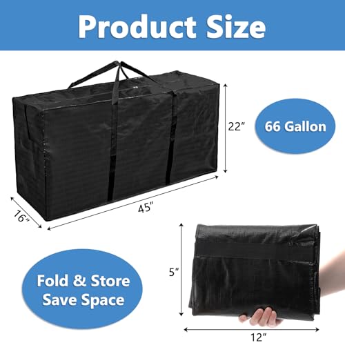 Bolsas de mudanza extragrandes impermeables para ropa y maletas 3