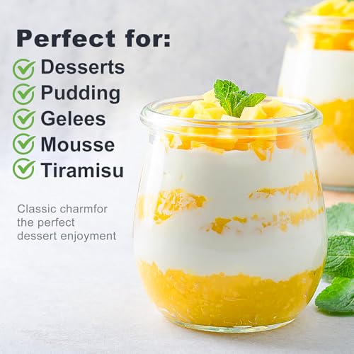 Tarros de yogur herméticos para evitar derrames en tus postres de 200 ml 4