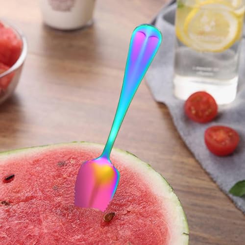 Miniatura 2 de Riaisttd Cucharas De Toronja Con Borde Dentado, Cubiertos Para Comer, Cuchara De Yogur De Acero Inoxidable, Para Frutas, Postres, Ensaladas, Desayuno, Aperitivos, Excavación