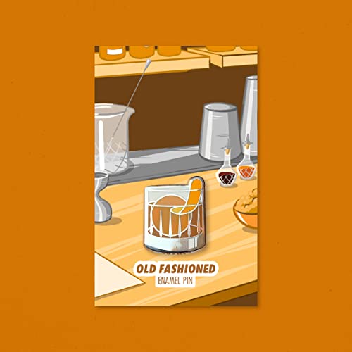Image of Classic Cocktail Cute Enamel Pins for Bartender Aprons, Jackets, Backpacks and Purses, Shirt and Suit Lapels, Button Badges Brooch Fashion Jewelry