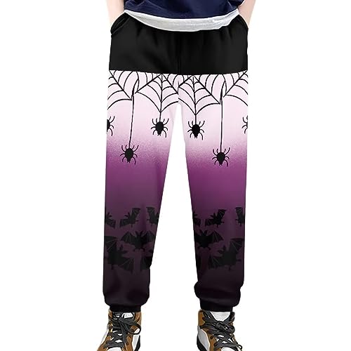 Hawapod Kids Sweatpants Elastic Waist Flap Halloween Baby Clothes Regular Fit Kids Pants Boys Size 10-12