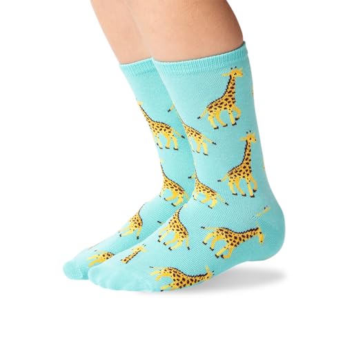 Hot Sox Boys' Big Fun Animal Crew 1 Pair Pack-Cool Casual Novelty Socks for Kids3