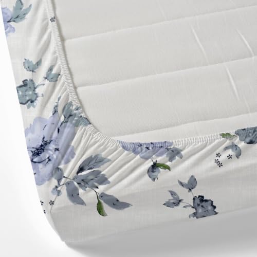 Image of Huesland by Ahmedabad Cotton 144 TC Cotton Elastic Fitted Bedsheet King Size with 2 Pillow Covers | 72 x 78 inches