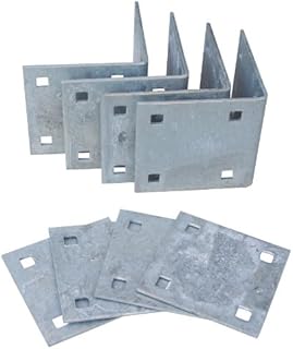 Dock Edge + Howell Dock Hardware Floating Inside Corner Kit with 4 Inside Corners and 4 Backer Plates