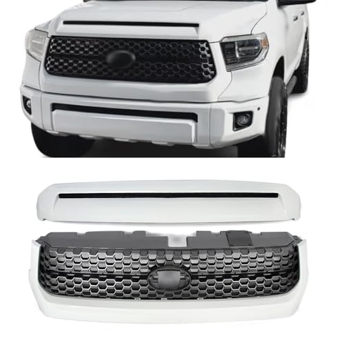 MIC Front Grille Assembly for Tundra 2014-2021, Gray & White