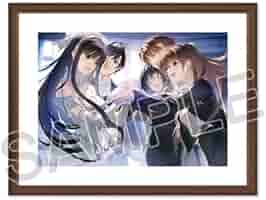 c101 White Album2 なかむらたけし直筆サイン入り複製原画 AQUAPLUS STORE：『WHITE ALBUM2』なかむらたけし箔押しサイン