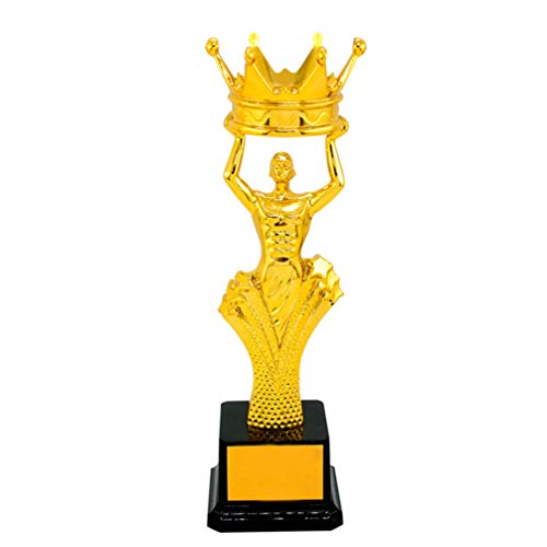 Toyvian Troféu Gold Award Trophy Sports Match Trophy School Tournament Honor Competitive Champion Tr