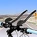 Peosaard Handlebar Aero Bars Rest Handlebar Bike Aluminum Alloy Arm Rest Handlebar Triathlon Aero Tri Bars Relaxation Handlebars for Road Mountain Bike, Handlebar Aero Bars, STANDARD, Black