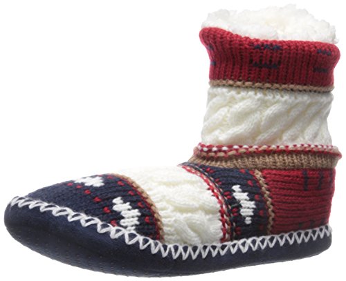 Noble Mount Womens Nordic Pattern Indoor Boot Slippers