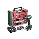 metabo – metabo Akku-Bohrschrauber BS 18 Set, 18 V Schrauber, 74-tlg.
