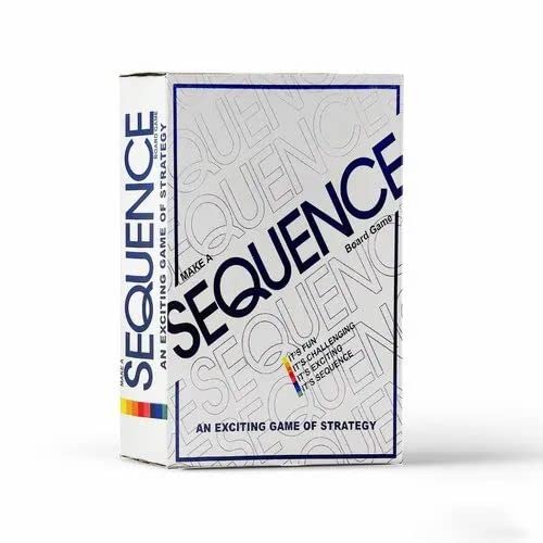 Amzing Sequence Board Game | Make 5 in a Row | Family Games for Adults and Kids | Board Game for Family (B0BBQKK5N2) Amazon Price History, Amazon Price Tracker