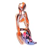 Figurine de penseur: notre sculpture de statue de graffiti de penseur convient comme décoration de maison et peut créer un style abstrait unique, une statue de penseur colorée