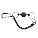 Lixada Magnetic Release Holder with Coil Lanyard Clip Magnetic Net Release for Fly Fishing - 6/PK
