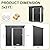 AirWire 4.5x2.5 FT Metal Outdoor Storage Shed, Garden Shed with Updated Frame Structure, Small Tool Sheds for Backyard Garden Patio Lawn, Grey