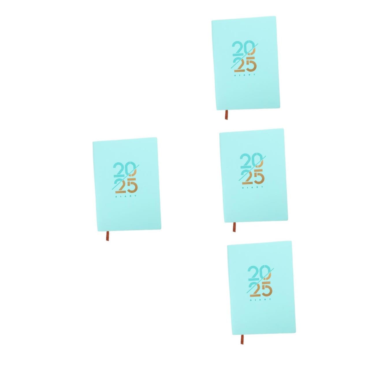 DOITOOL 4 Piezas Planificador Cuaderno Diario Calendario Inglés Agenda Mensual Escritura Suave para Oficina Estudiantes Profesores