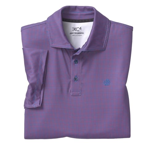 Polo homme Vichy Johnston & Murphy XC4 Performance vêtement respirant