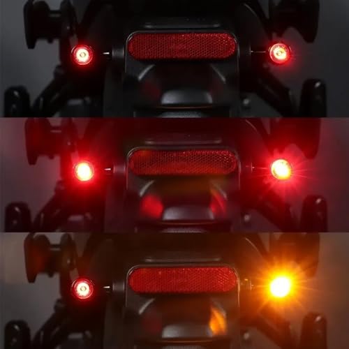 Clignotants moto LED feux arriere de freinage pour remplacer optiques de Chopper