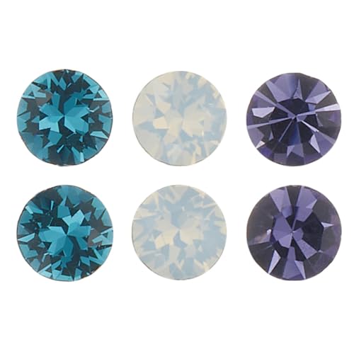 樹脂ピアス 3サイズ ボール 6個セット 樹脂 ポストピアス 日本製