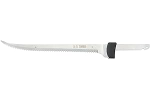 Old Timer Electric Fillet Knife: Cut Effortlessly with Serrated Blades