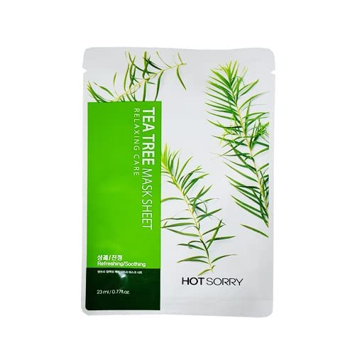 HOT SORRY Relaxing Care Mask Sheet 6 Combo Pack l Korean Mask I Moisturizing I Soothing I (6 Combo Pack)