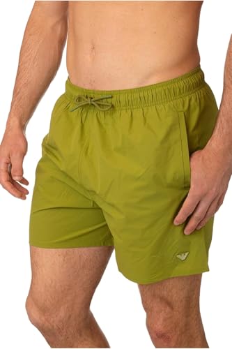 Emporio Armani Herren Mid Boxer Badehose, Guacamole, S 7-9 – Ansicht 1