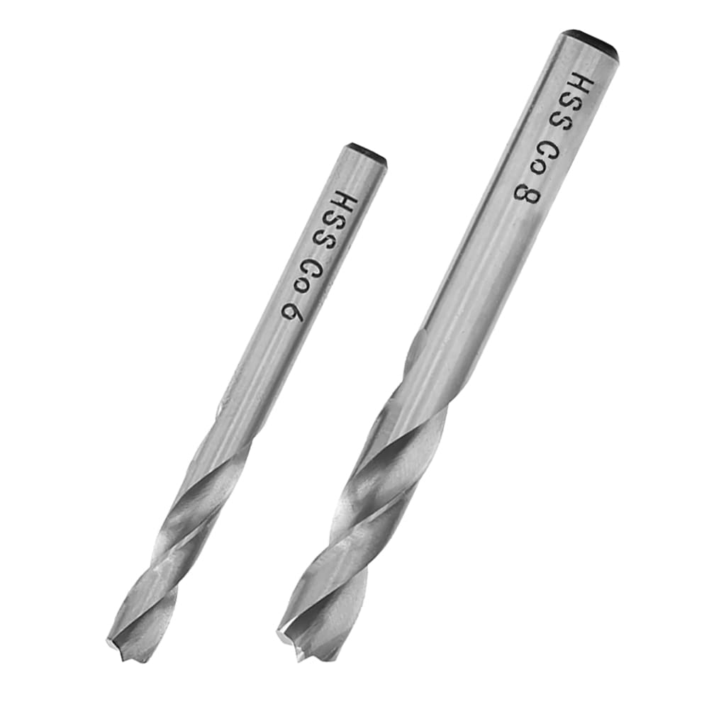 6-Piece HSS Cobalt Spot Weld Drill Bit Set – 1/4", 5/16", And 3/8" Sizes For Removing Spot Welded Panels, Sheet Metal Separation – Includes Sturdy Aluminum Storage Box