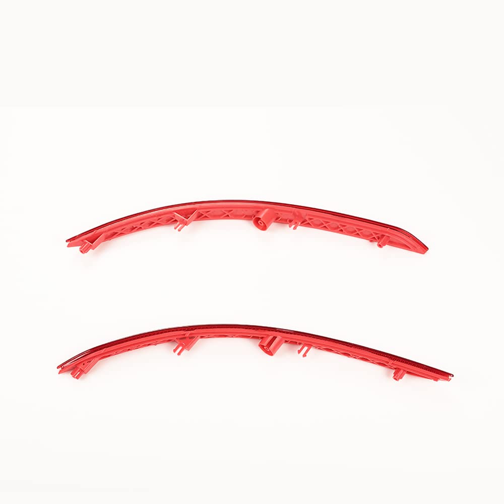 G-PLUS Bumper Reflector Set Compatible with 2017-2018 Elantra Red Rear Left & Right Side