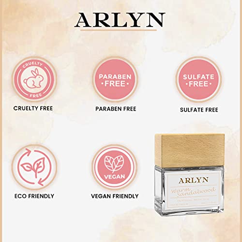 Warm Sandalwood By Arlyn - Unisex Edp Perfume - 1.7Oz, Notes Of Sandalwood, Leather, Papyrus, Virginia Cedar, Violet, Cardamom, Iris, Amber, Fragrance #TOP4