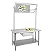 VSS-DT-365 60 x 36 Stainless Demo Table w/ Tilting Mirror