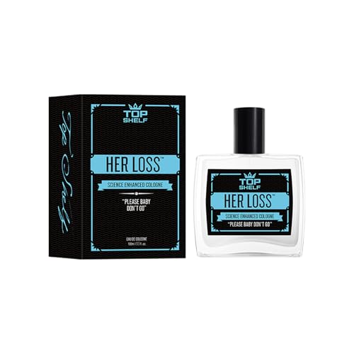 Top Shelf Her Loss Science Enhanced Cologne, Eau De Cologne para Hombre, Please Baby, Don't Go (100ml)