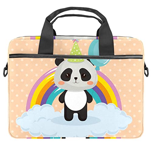 Sac ordinateur 13.3 pouces panda idée cadeau originale pochette bandoulière pc portable