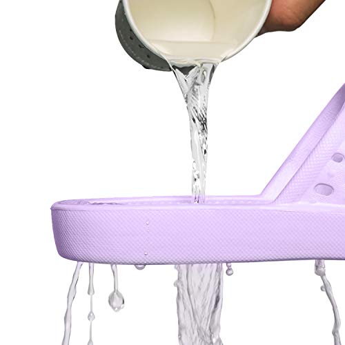 Image of WOTTE Shower Sandals Women Quick Drying Bath Slippers Non Slip Dorm Shoes