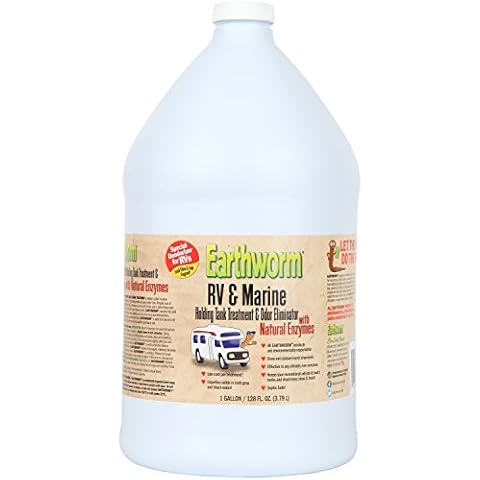 Earthworm RV & Marine Boat Holding Tank Treatment & Odor Eliminator - 1 Gallon Cover
