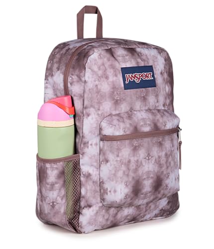 Image of JanSport Cross Town Backpack - Simple Bag for Everyone with 1 Main Compartment, Front Utility Pocket - Premium Class Accessories - Ice Dye
