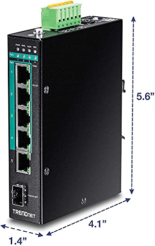 Trendnet TI-PG62 6-Port Hardened Industrial Gigabit Poe+ Din-Rail Switch thumb #9