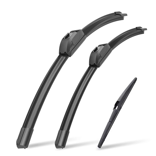 Image of Raidbee Windshield Wiper Blades Replacement for Mazda 3 2014 2015 2016 2017 2018 All-Season OEM Quality 3 Pack 24 inch+18 inch+12 inch