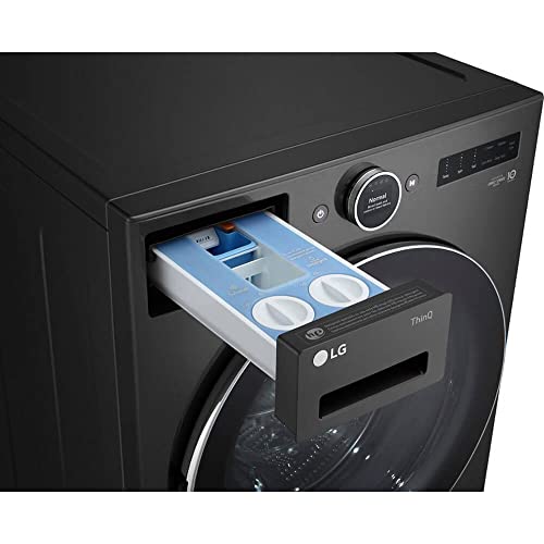 Lg WM6500HBA Wm6700Hba 5.0 Cu. Ft. Black Steel Front Load He Stackable Smart Washer thumb #6