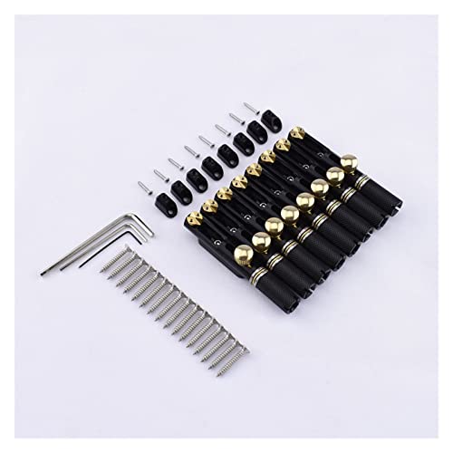 ヒップショット製 8弦ヘッドレスギター用ブリッジ、ブラック ヒップショット製 8弦ヘッドレスギター用ブリッジ、ブラック