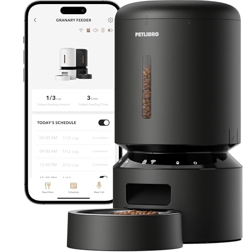 PETLIBRO Automatic Cat Feeder, 5G WiFi Automatic Dog Food Dispens...