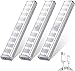 Produktbild 30 LED Schrankbeleuchtung mit Bewegungsmelder,USB Wireless Sensor Licht mit Magnetstreifen,3 Helligkeitsstufen Intelligente LED Küchenleuchte für Küche,Kleiderschrank,Kofferraum,Treppe,RV (3 Stück)