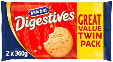 McVitie's Original Digestive Twin Pack, 2 x 360g, Pack Of 1